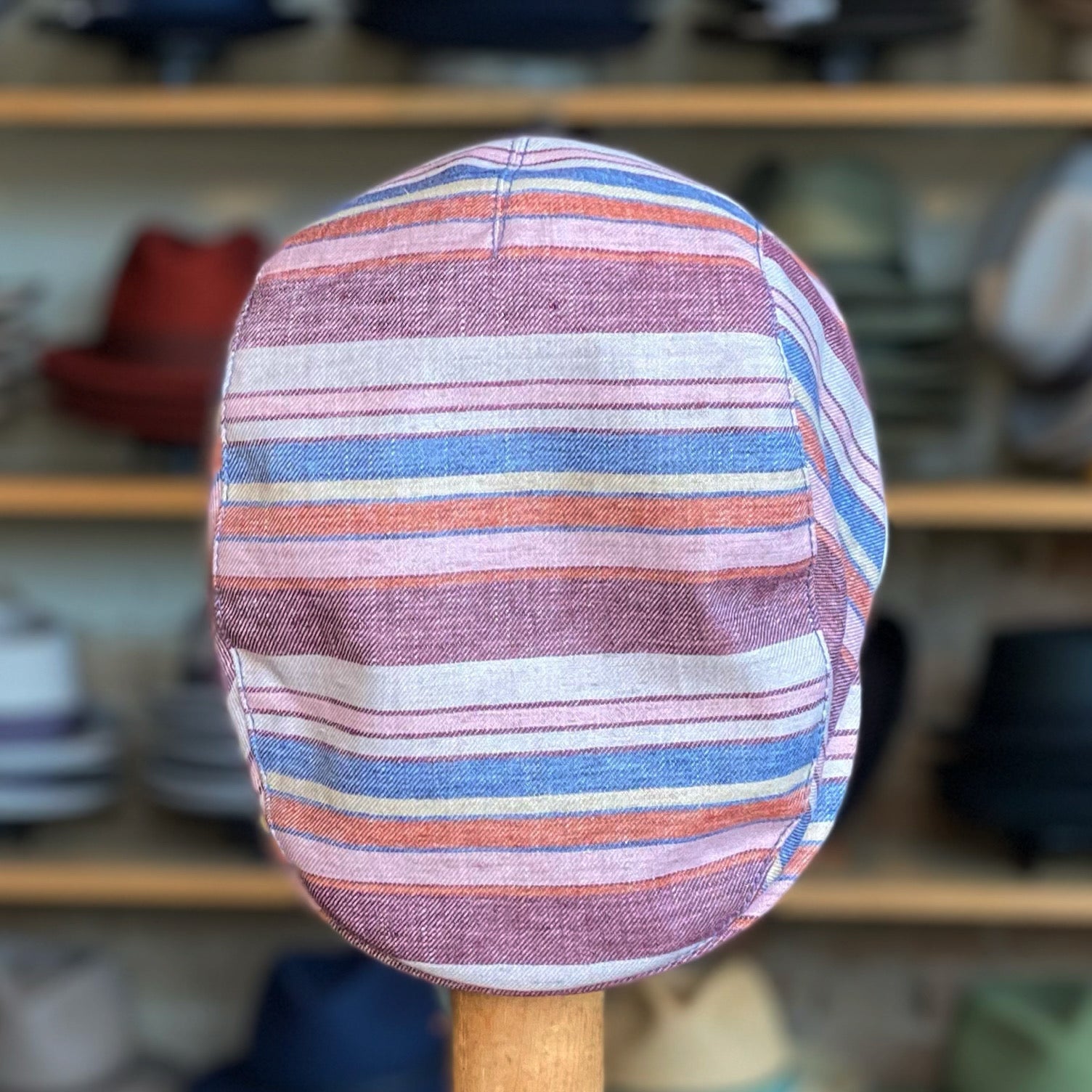 Beach Stripe Frankie Flat Cap