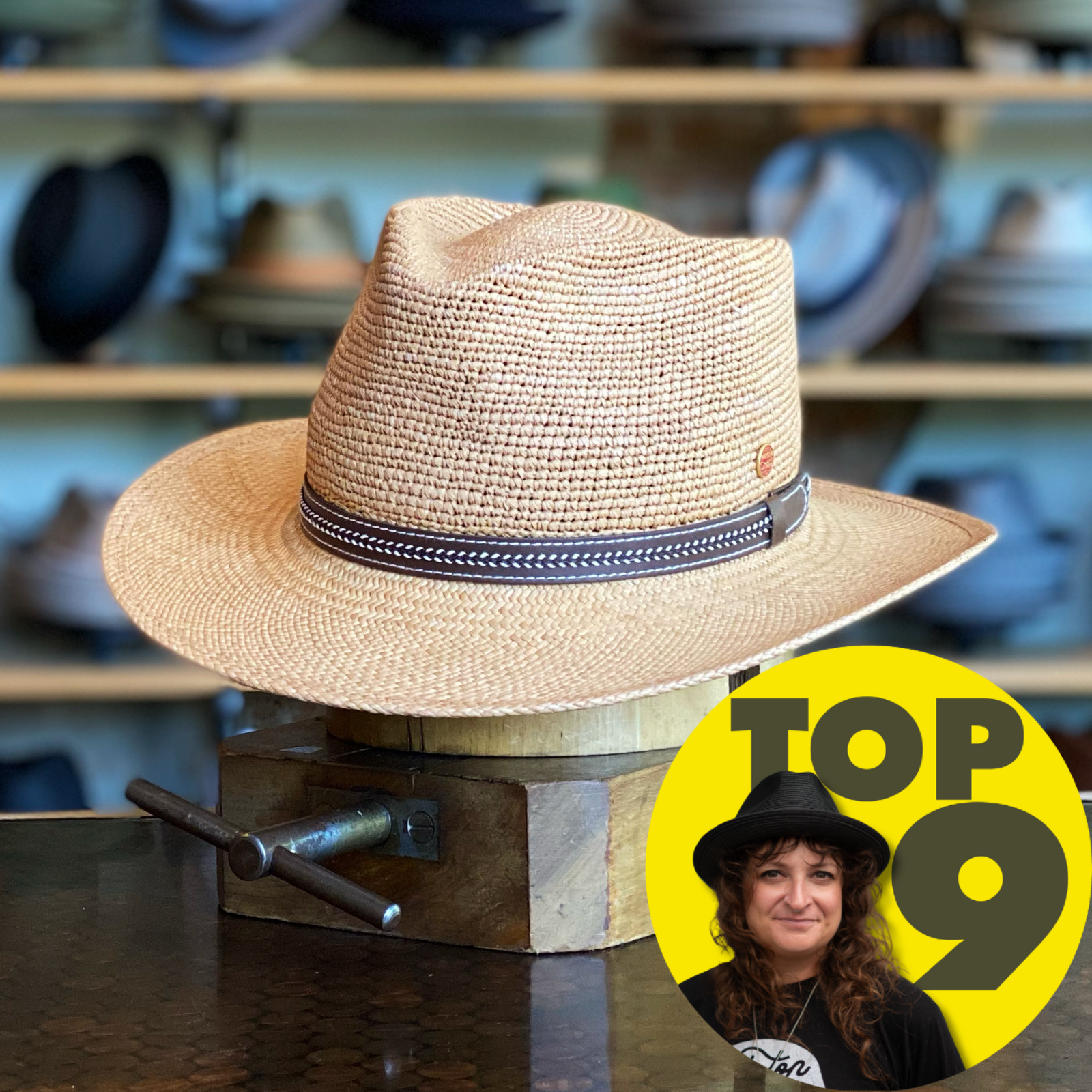 Bradley Summer Fedora | Crochet Crown Panama Hat for Men and Women