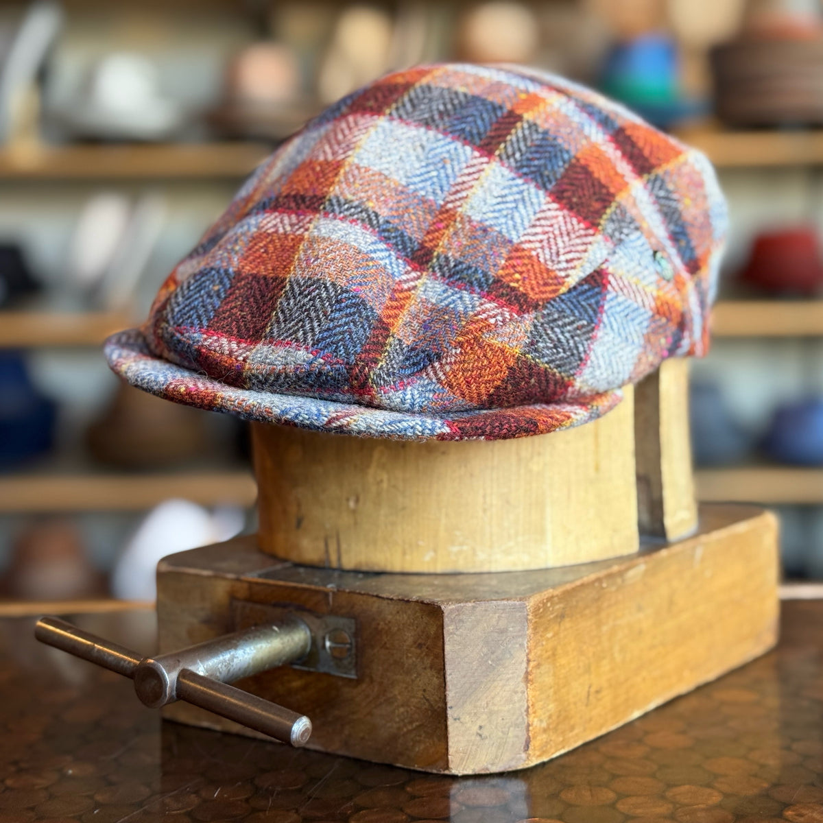 British Plaid Vintage Flat Cap