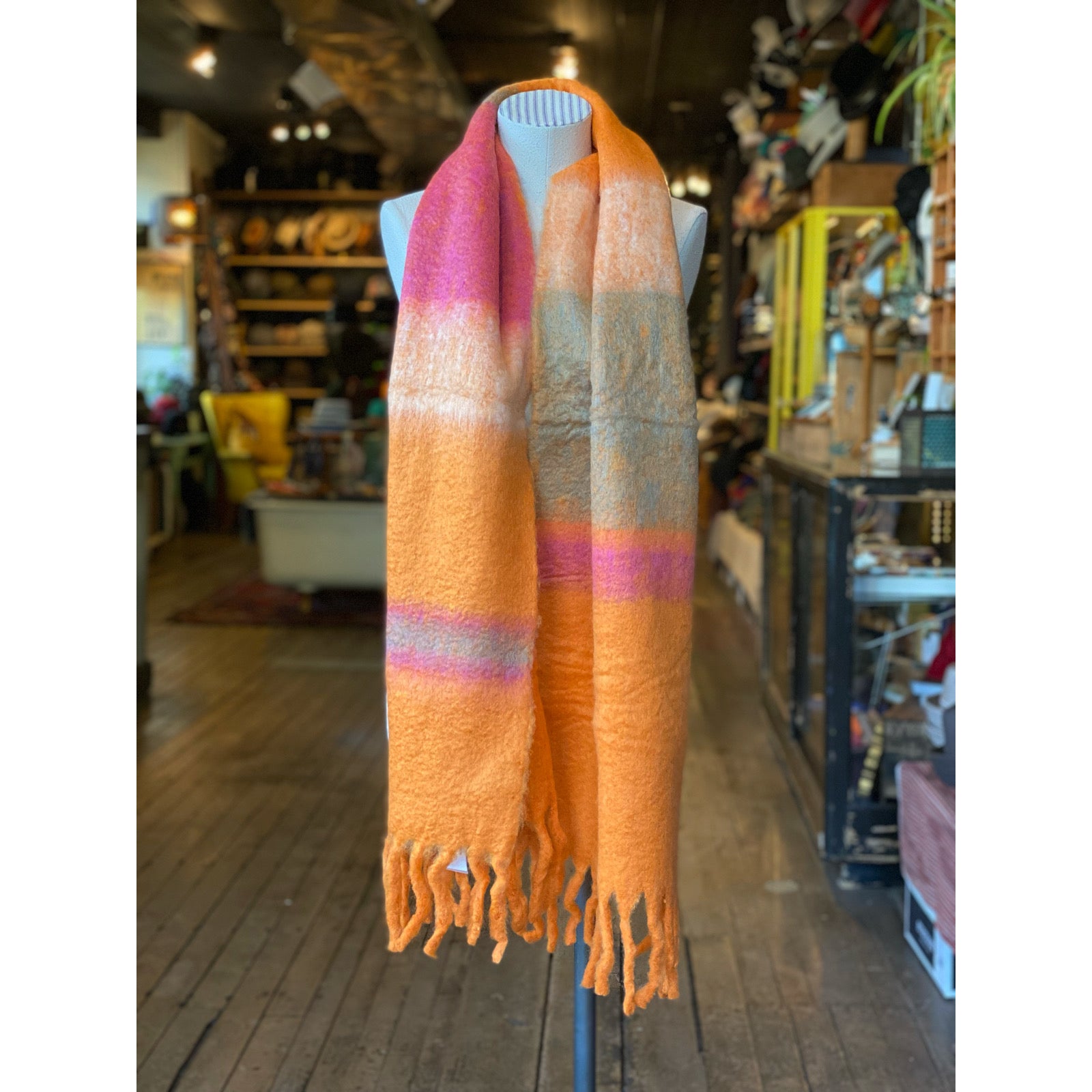 Colorblock Stripe Scarf