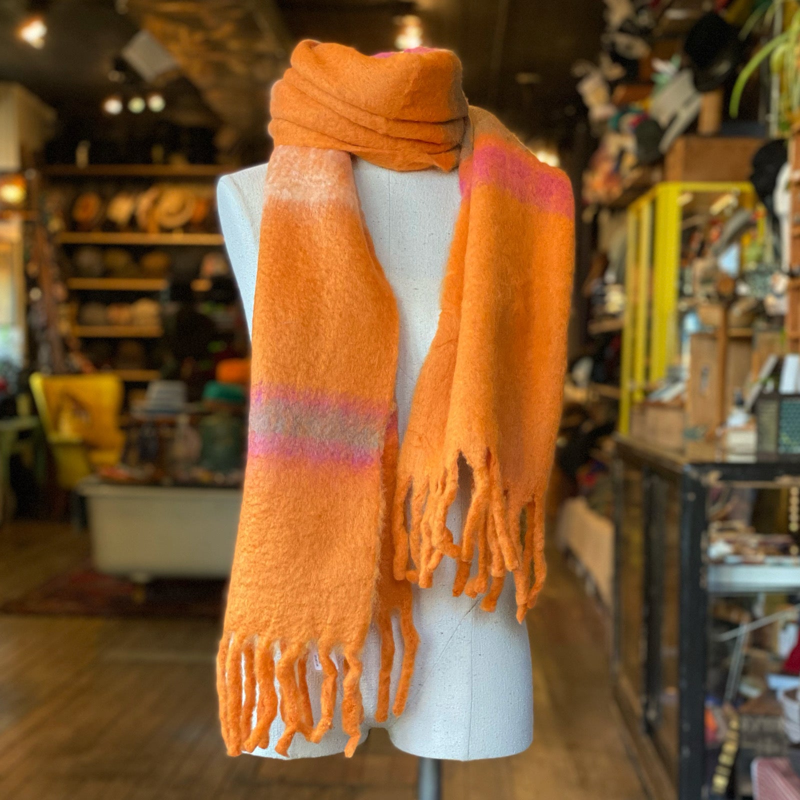 Colorblock Stripe Scarf