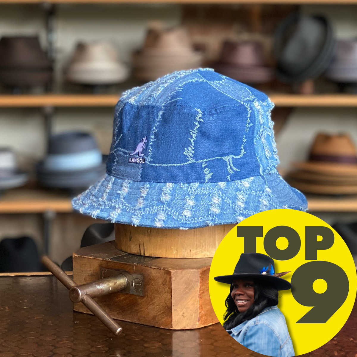 Denim Mashup Bucket Hat