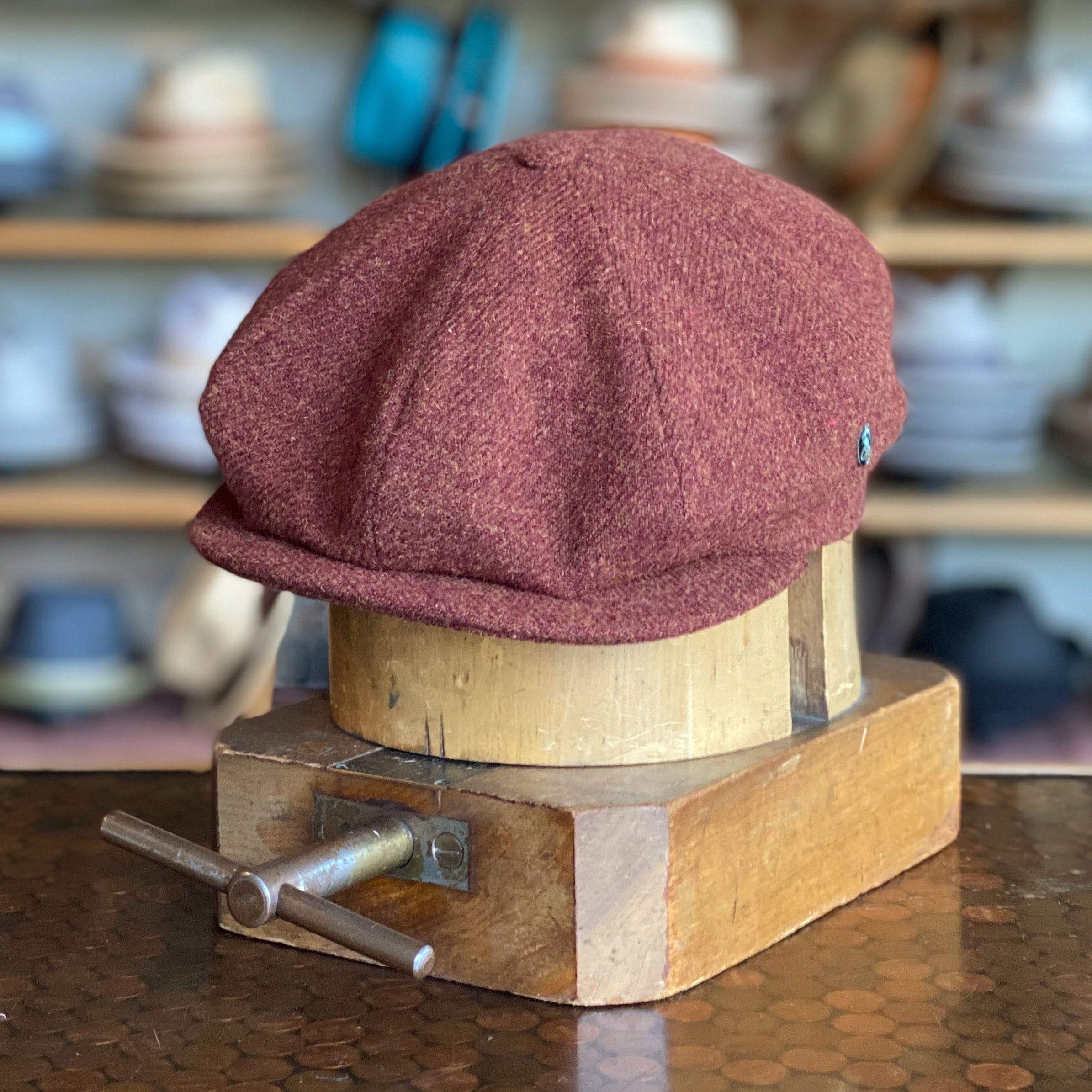 Essential Hatteras Classic Wool Newsboy Cap Peaky Blinders Hat