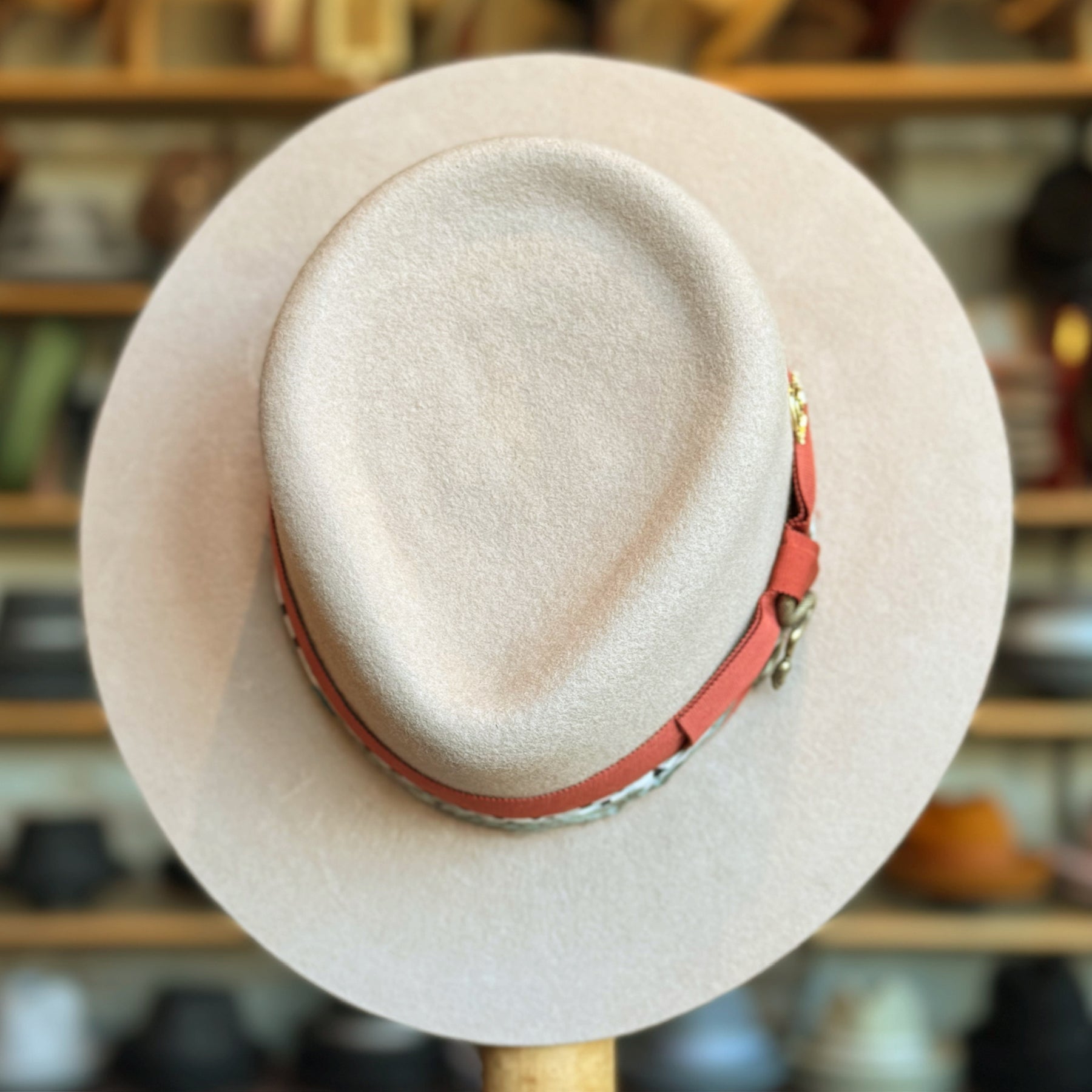 Gin Tansy Flat Brim Fedora