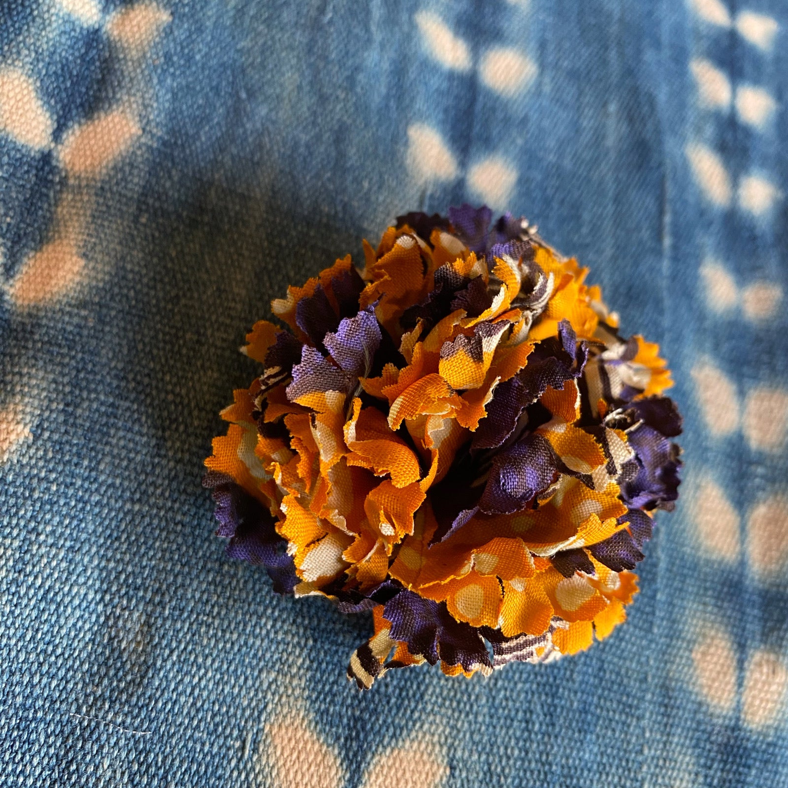 Handmade Wax Print Flower