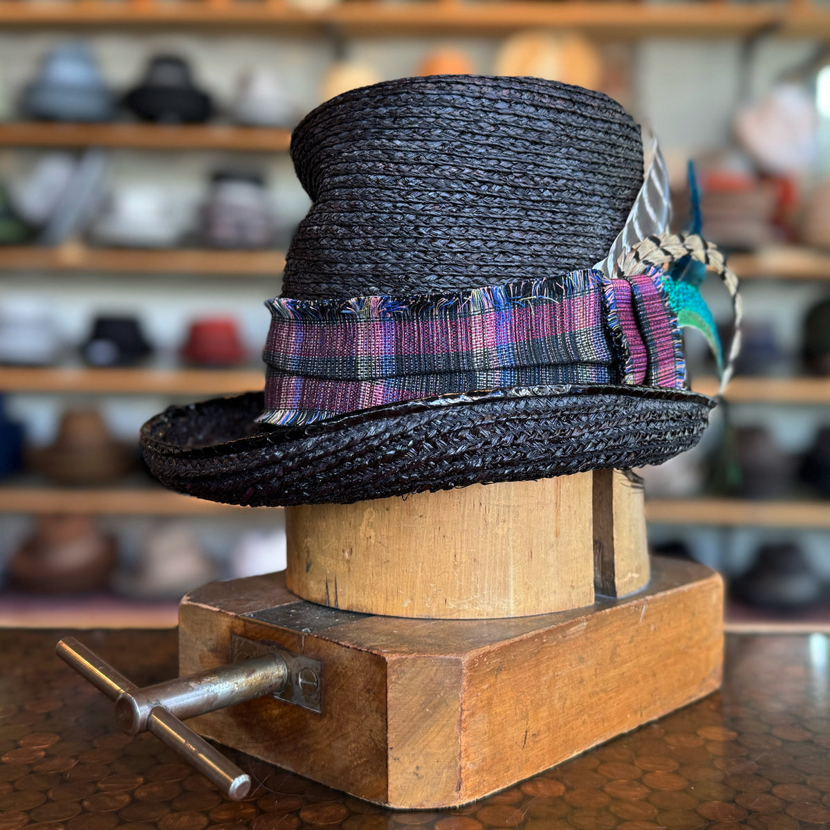 Hecate Straw Top Hat