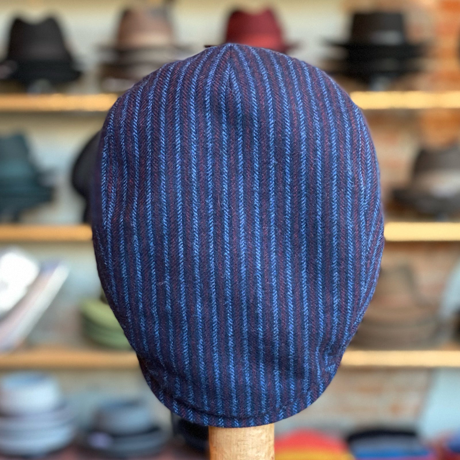 Heritage Woolen Stripe Driving Cap