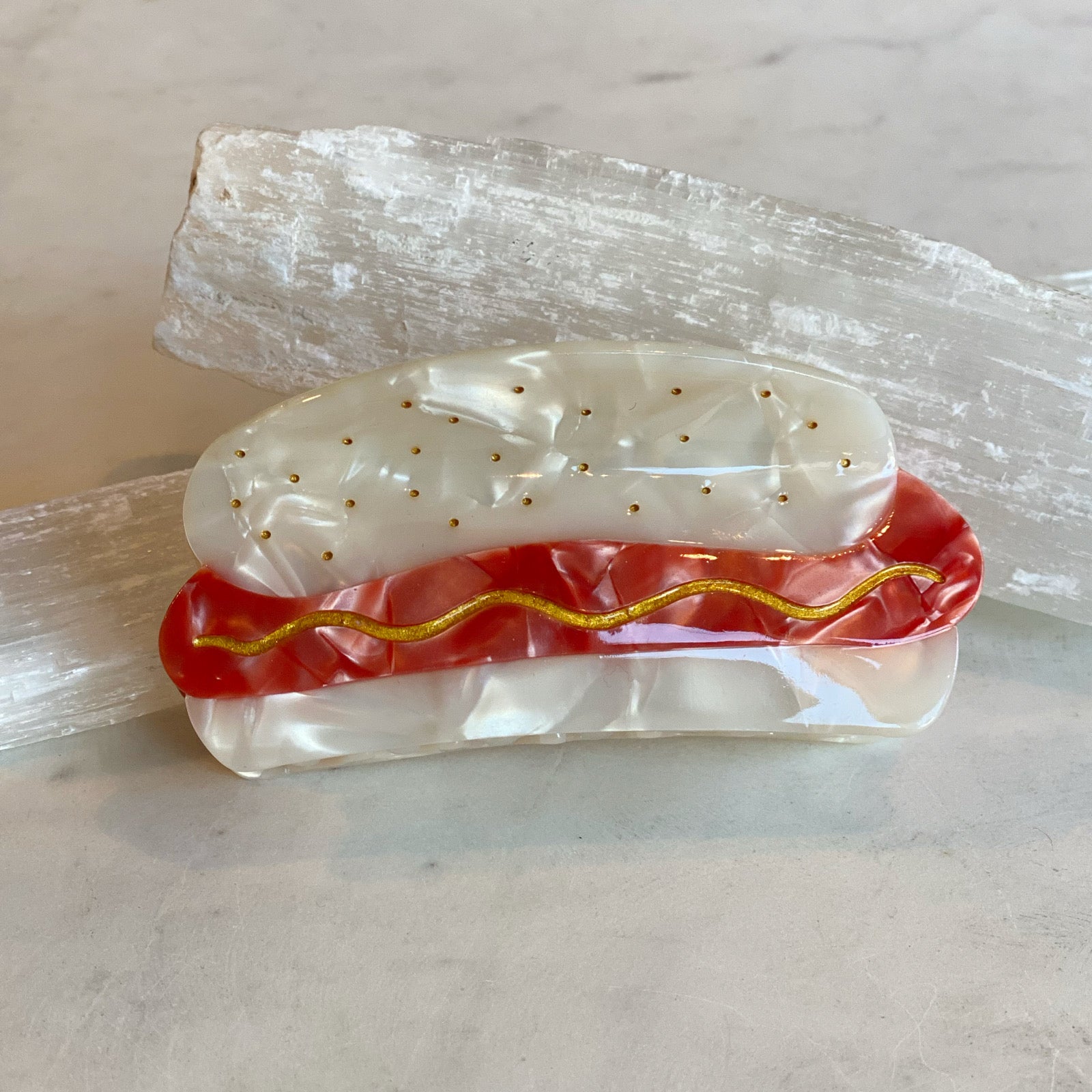 Hot Dog Hair Clip