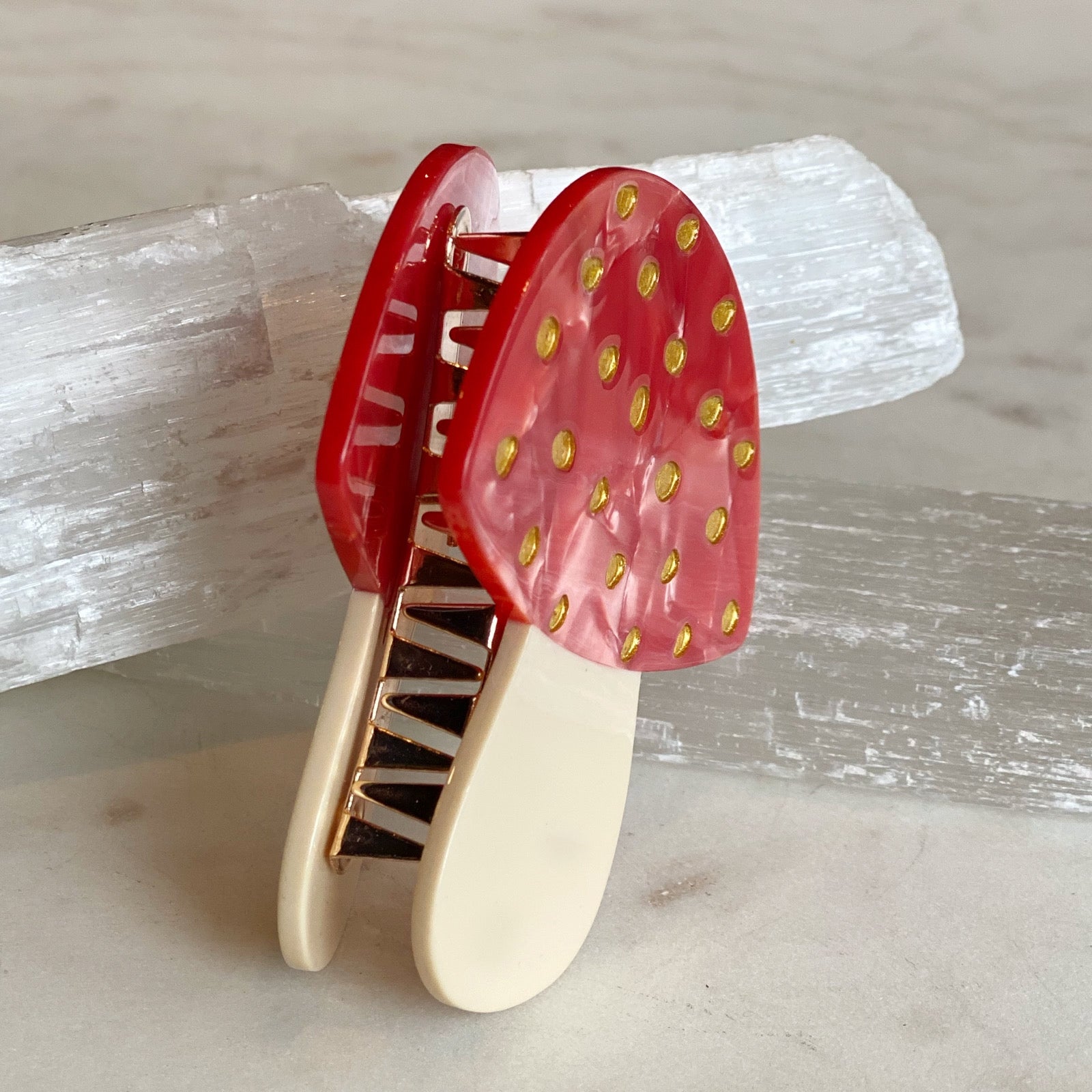 Mushroom Hair Clip