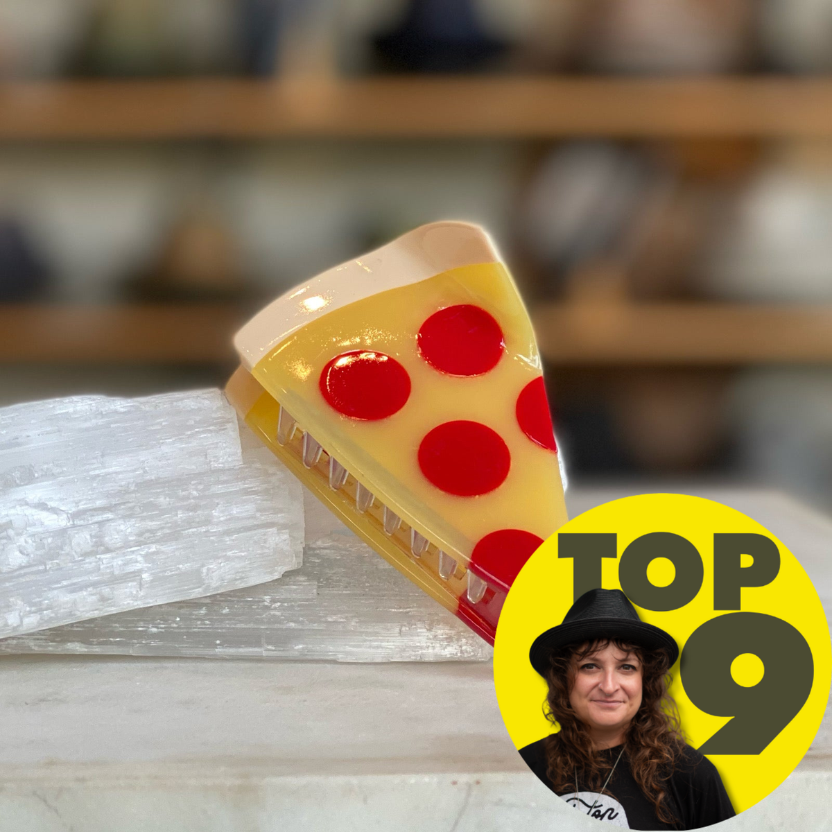 Pizza Hair Clip