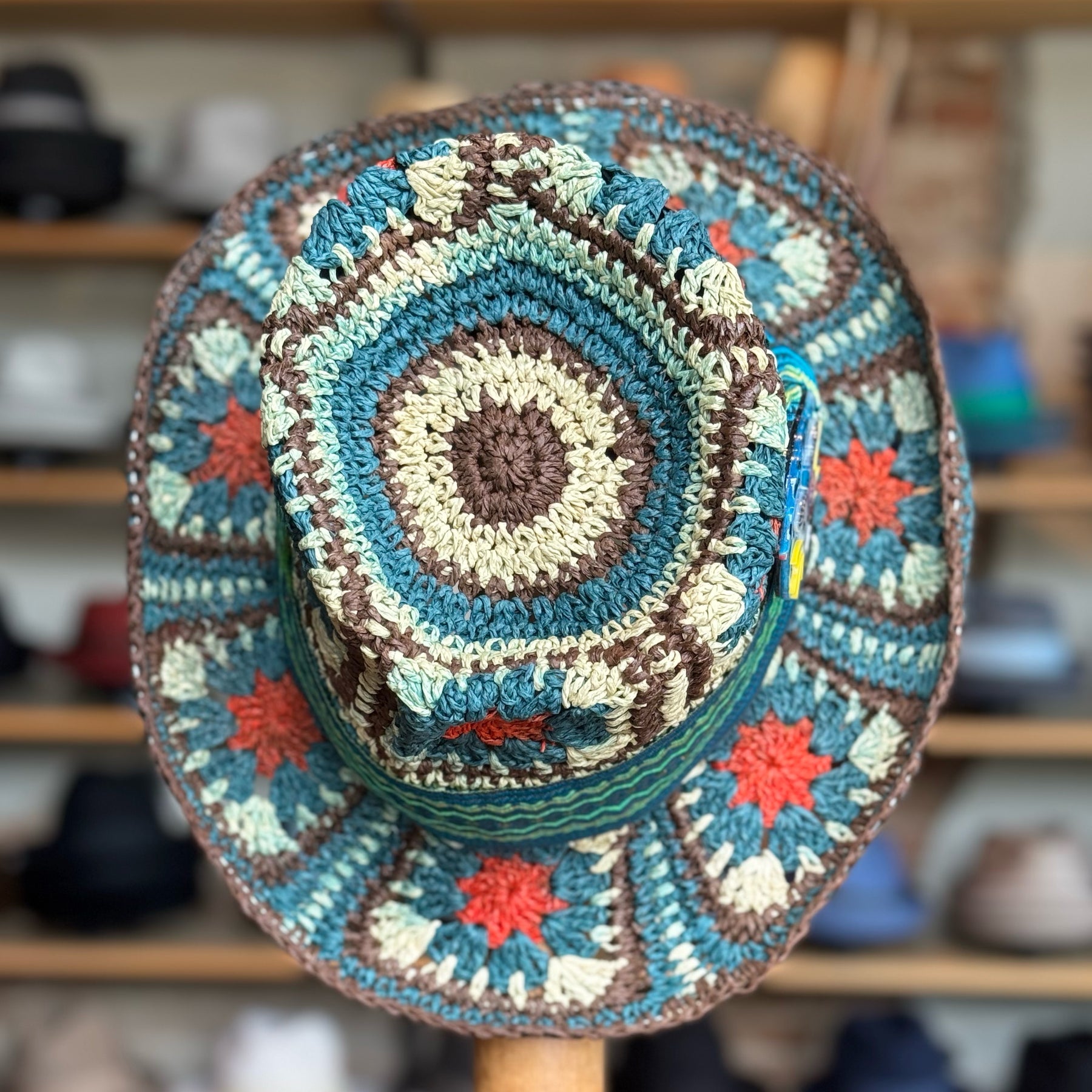 Pooh-Bah Granny Square Top Hat