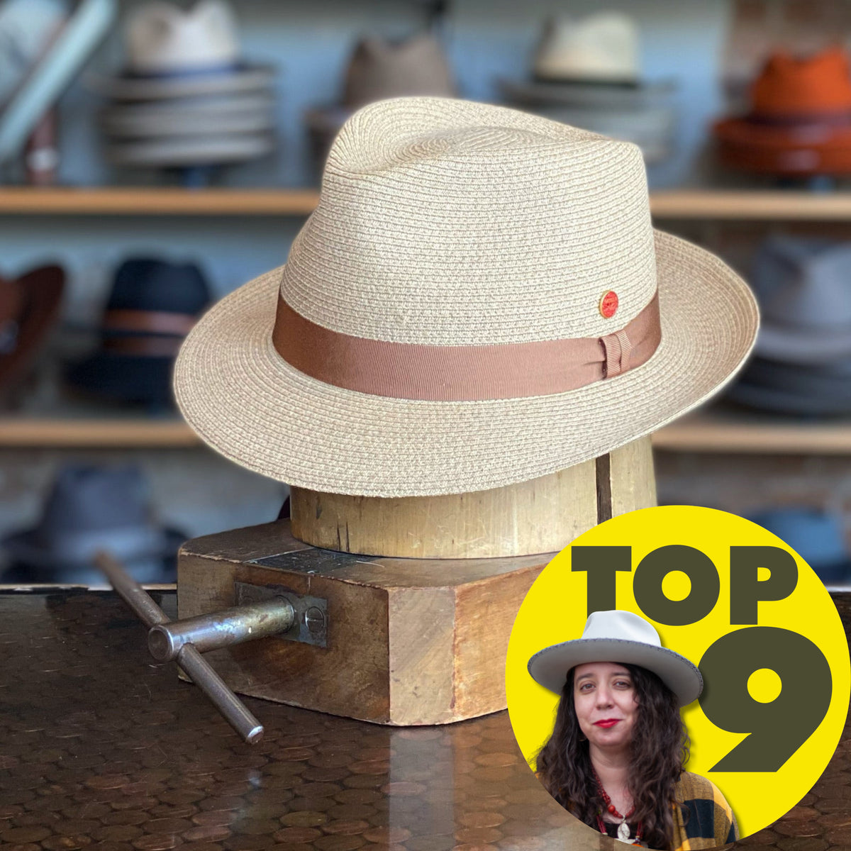 Raffia Maleo Fedora