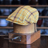 Tonal Plaid Vintage Flat Cap