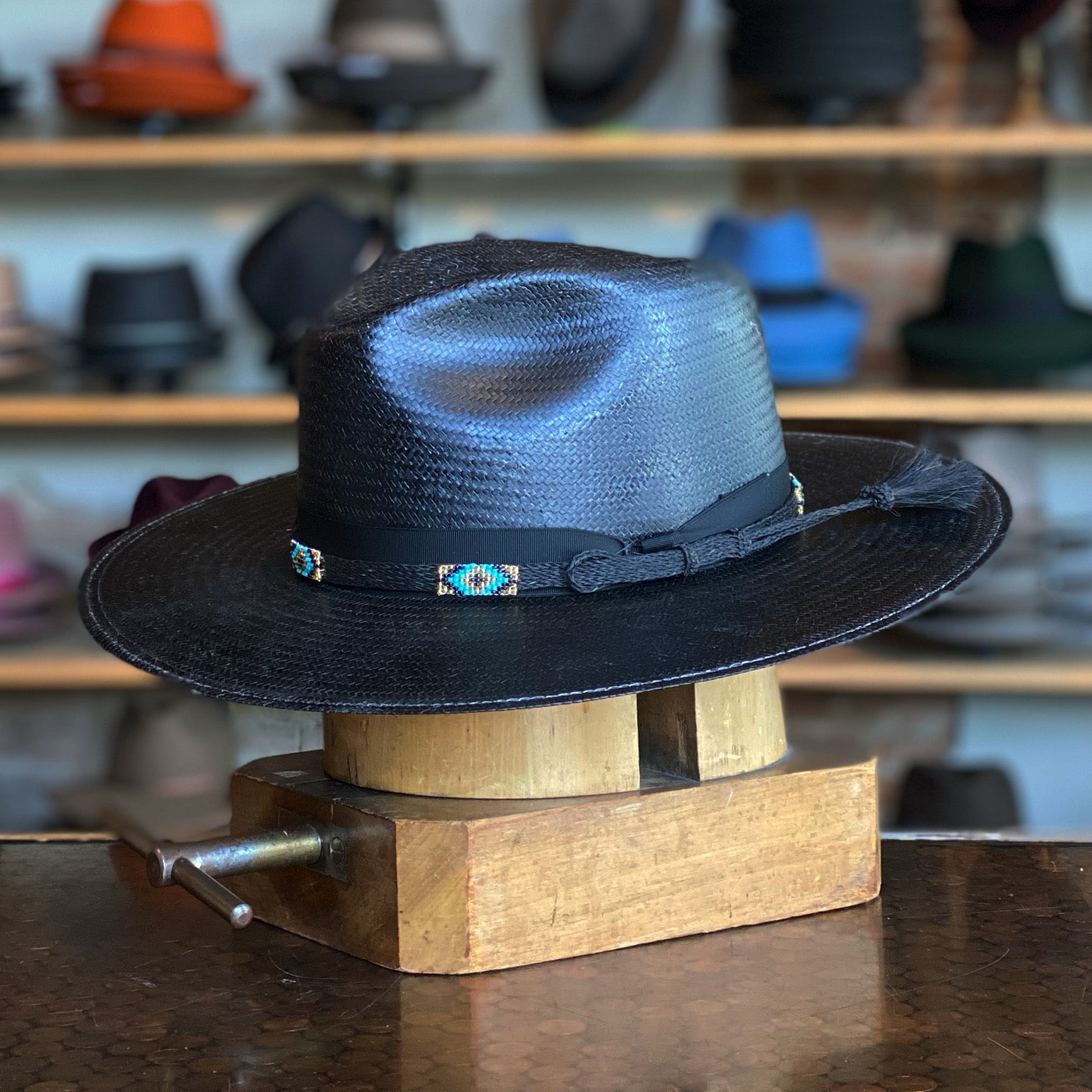 Helix Flat Brim Western Hat