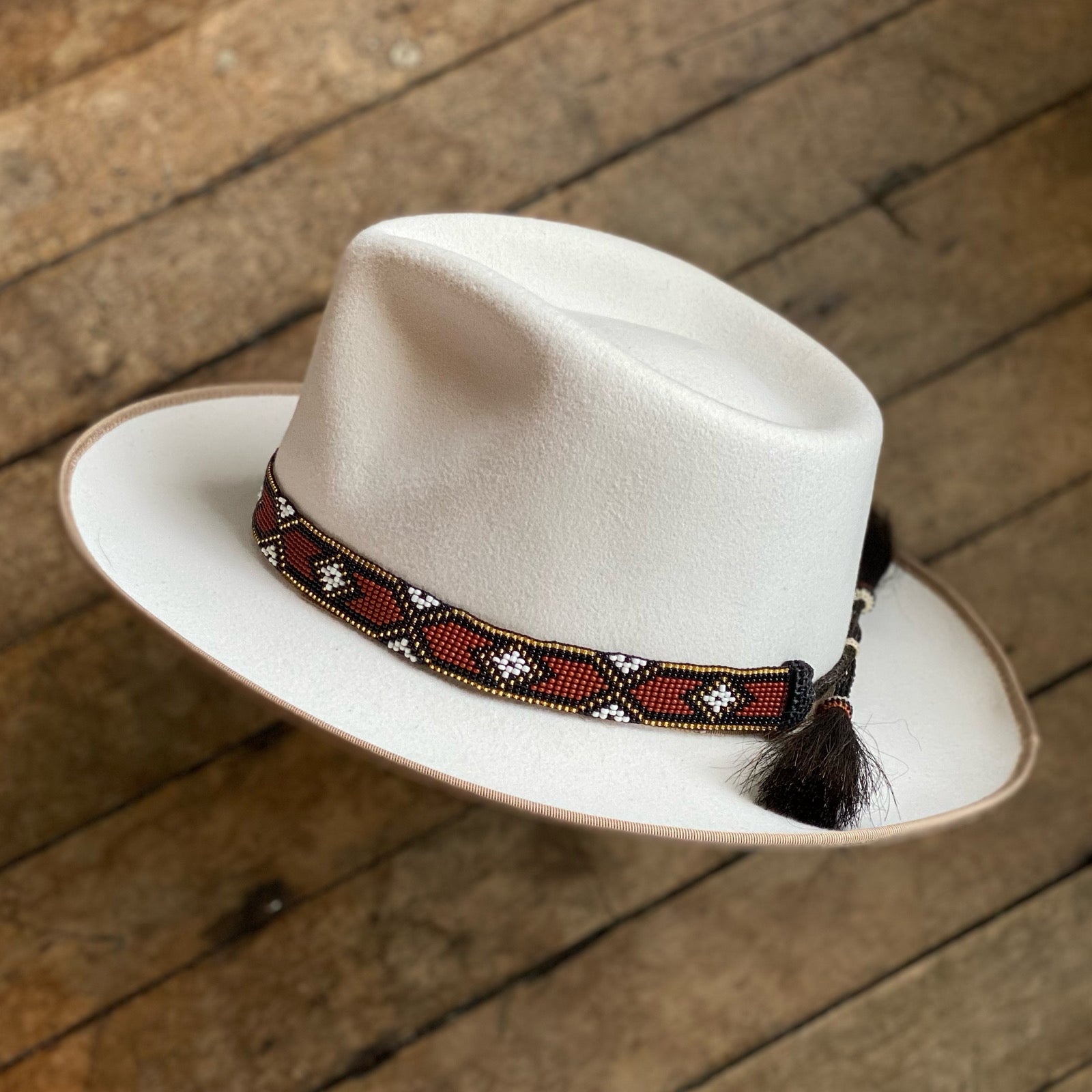 Elastic Beaded Hat Band for Men and Women Brim on Fifth