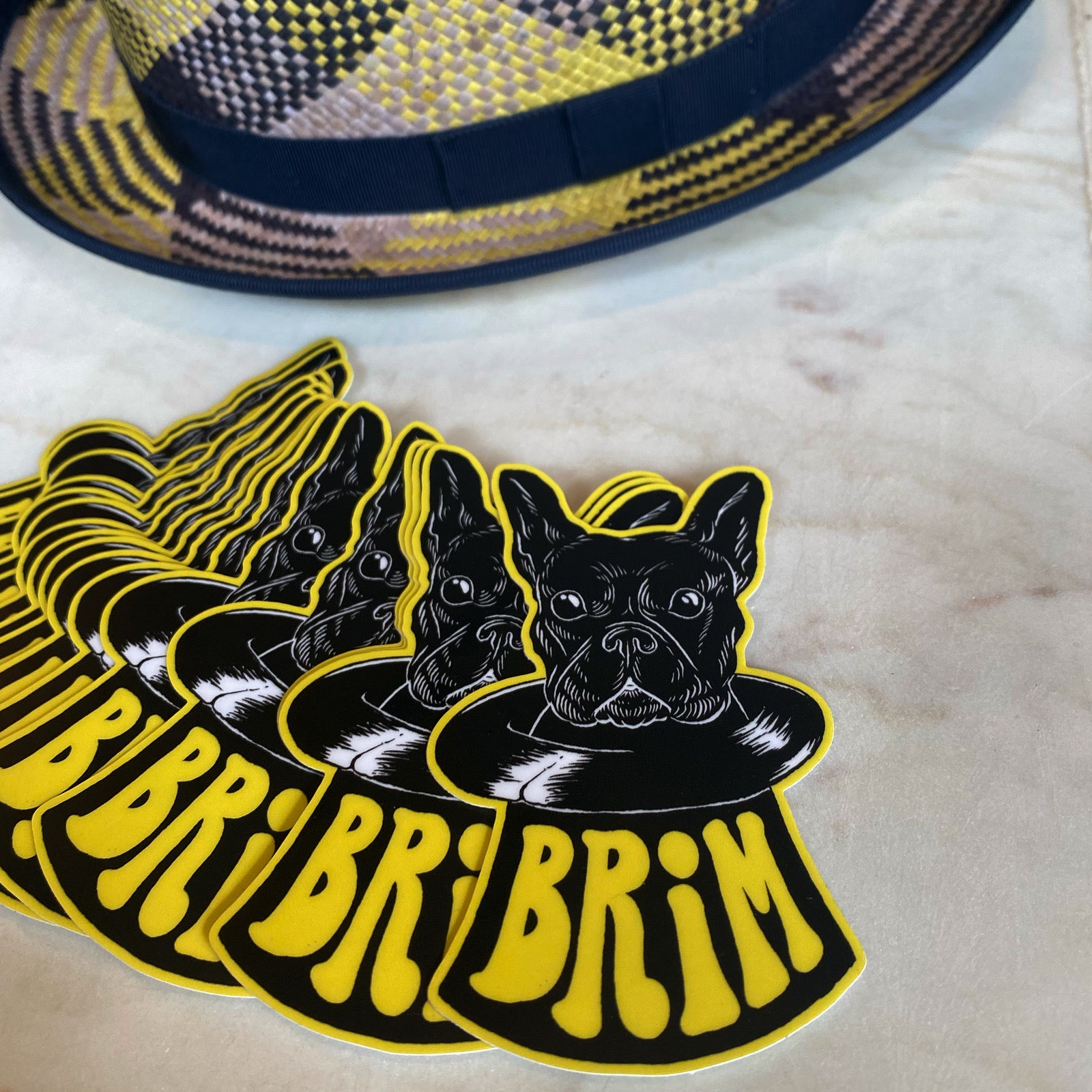 Brim-a-versary Sticker