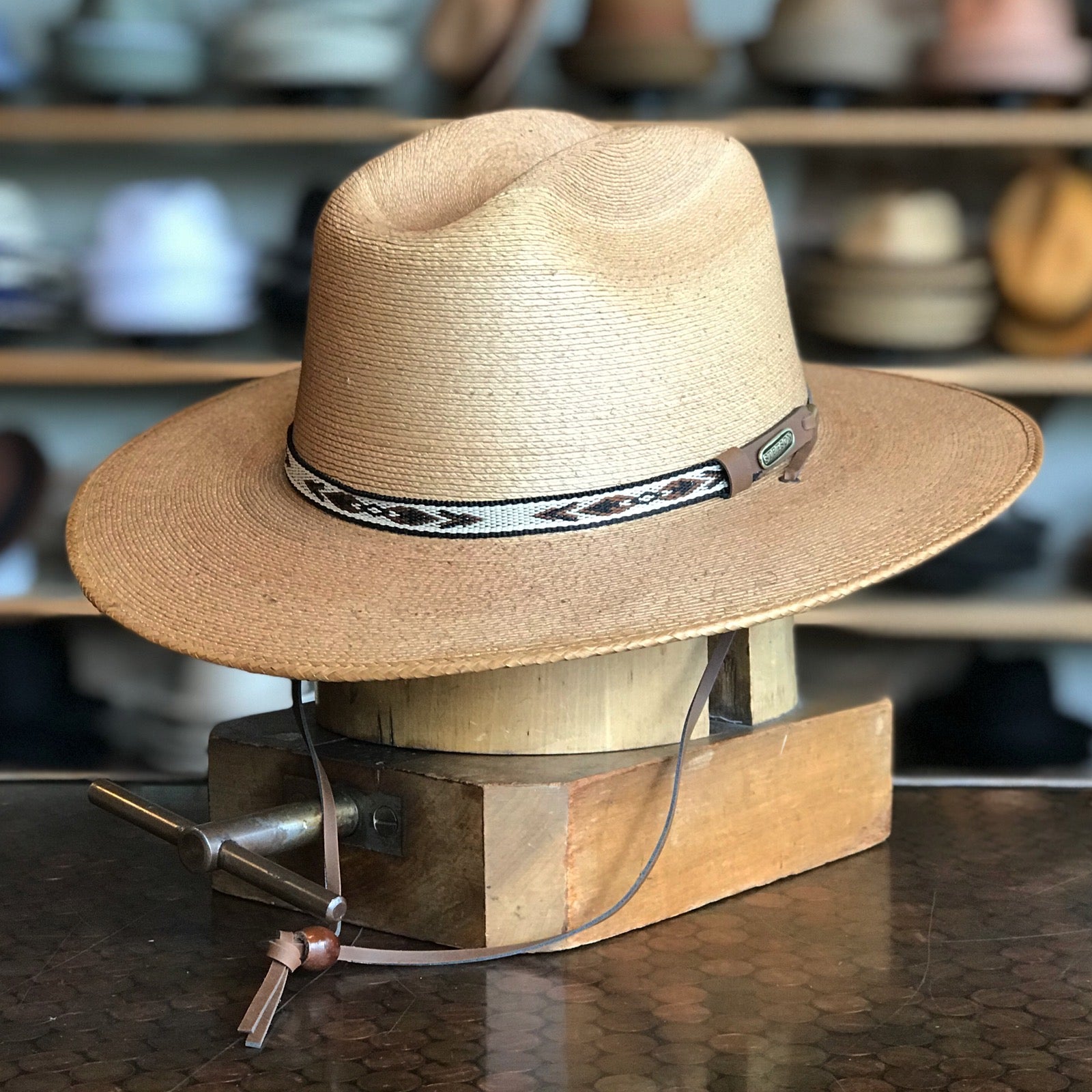 Straw Cowboy Hat Stetson And Dobbs Clearwater - Main Image