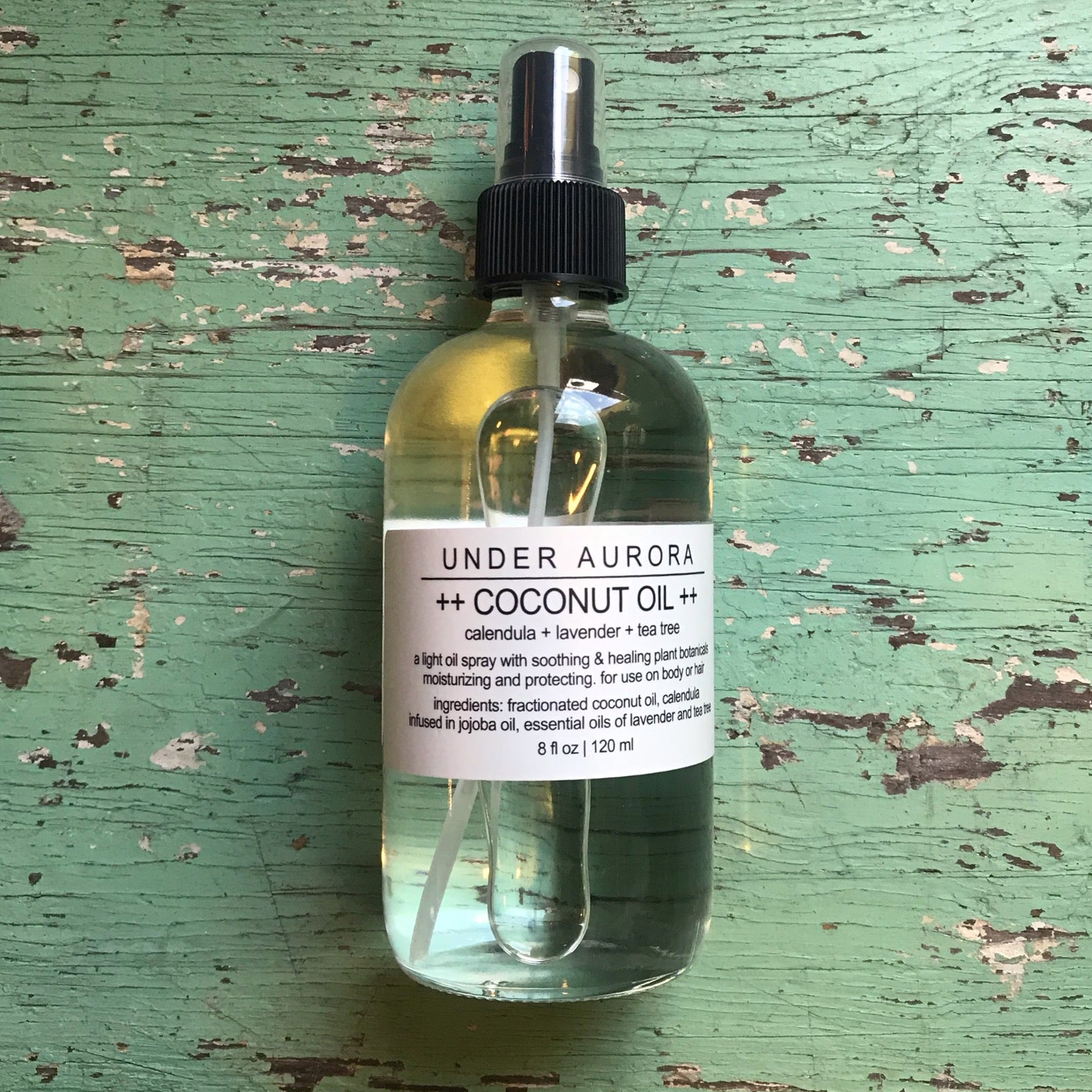 coconut oil lavender tea tree oil Coconut Oil Spray