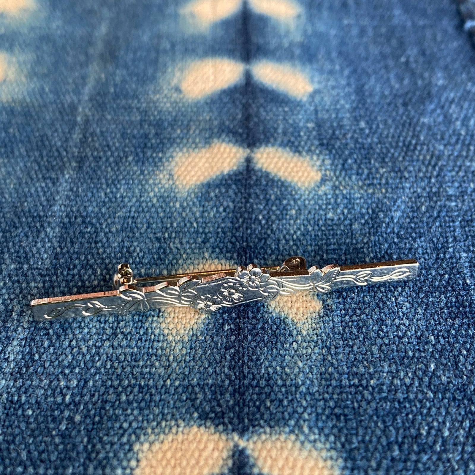Floral Bar Pin