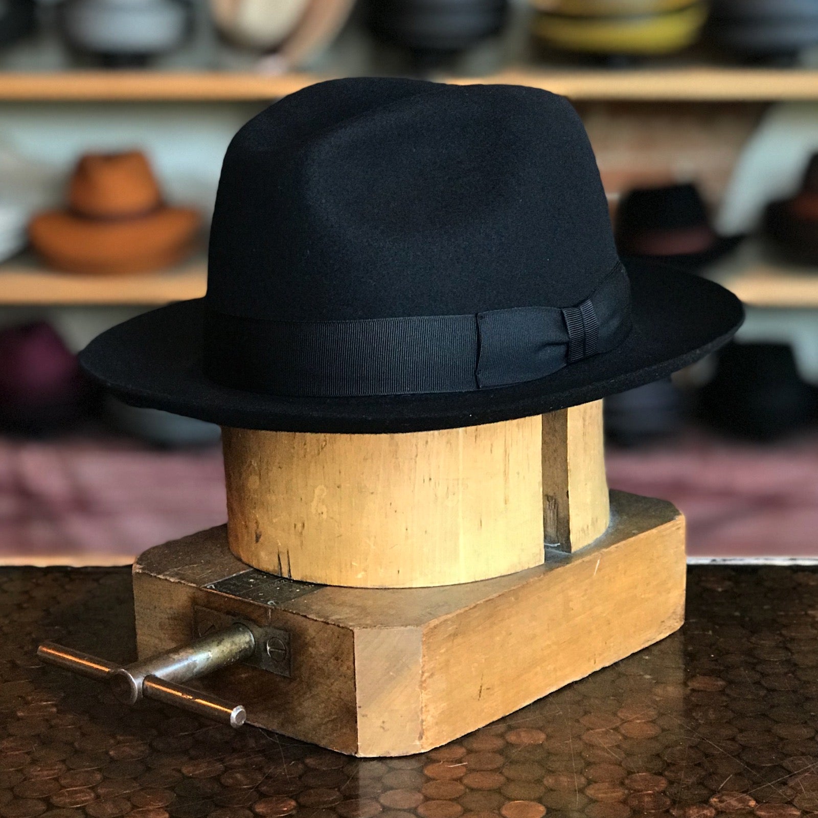 Garbo Fur Felt Fedora Classic Trilby Hat for Men and Women