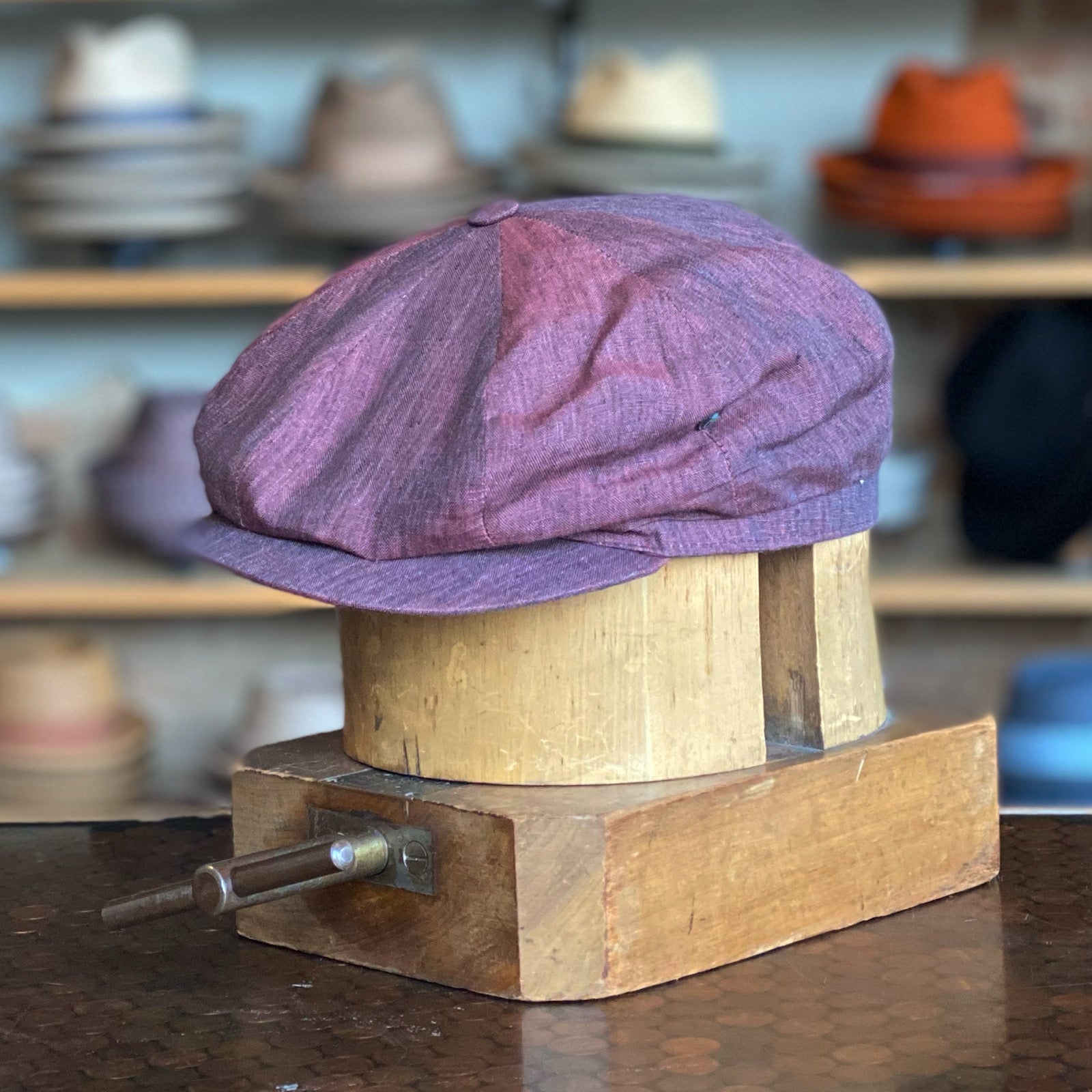 Linen Hatteras - Breathable Linen Newsboy for Summer Peaky Blinders