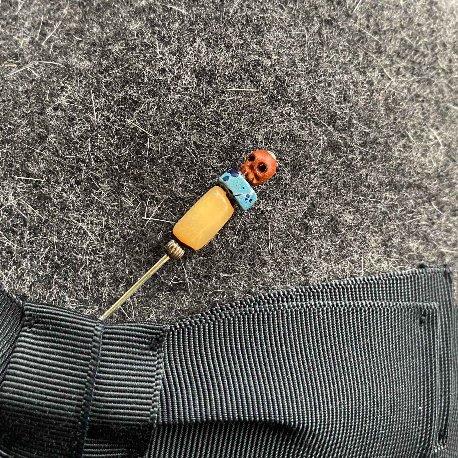 Tiny Skull Hat Pin