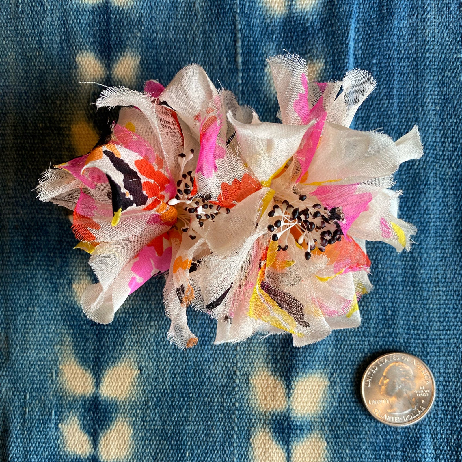 Handmade Fabric Flower