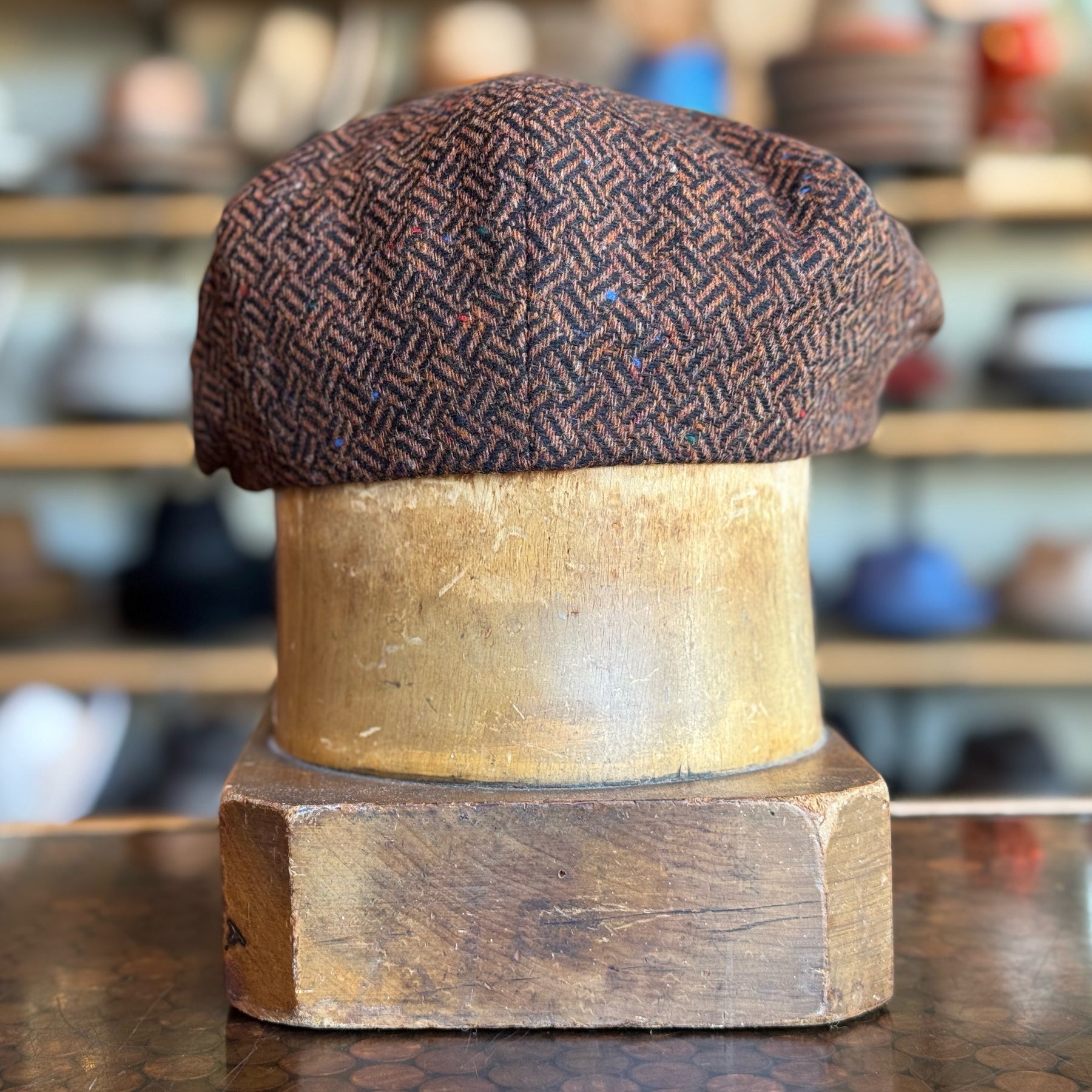 Basketweave Newsboy