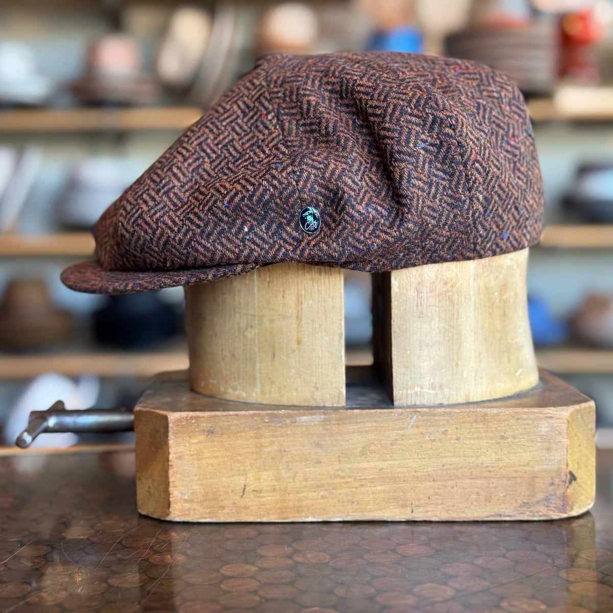 Basketweave Newsboy