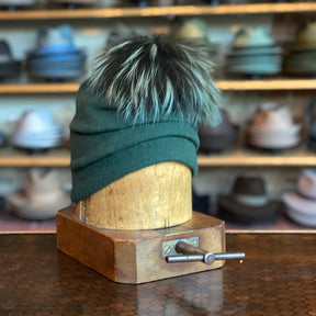 Batis Beanie with Fur Pom Pom