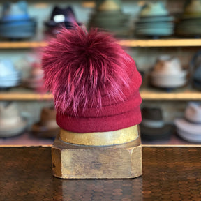 Batis Beanie with Fur Pom Pom
