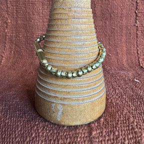 Brass Beaded Bracelet