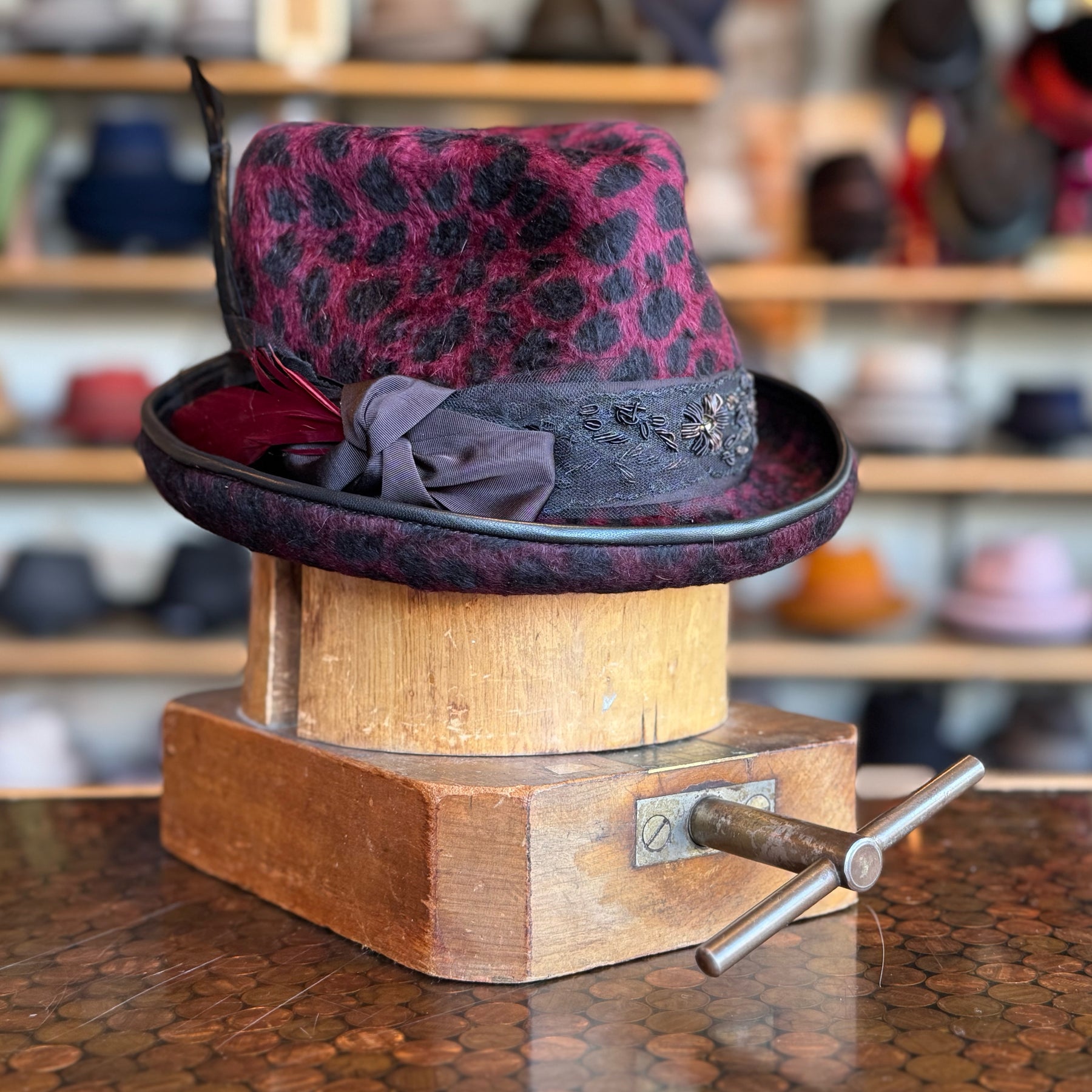 Boozy Leopard Dandy Fedora
