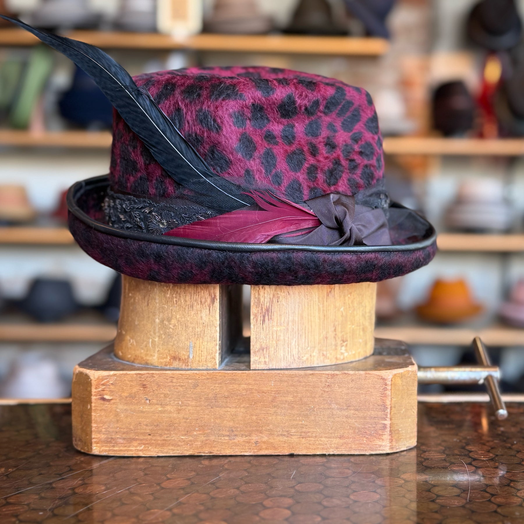 Boozy Leopard Dandy Fedora