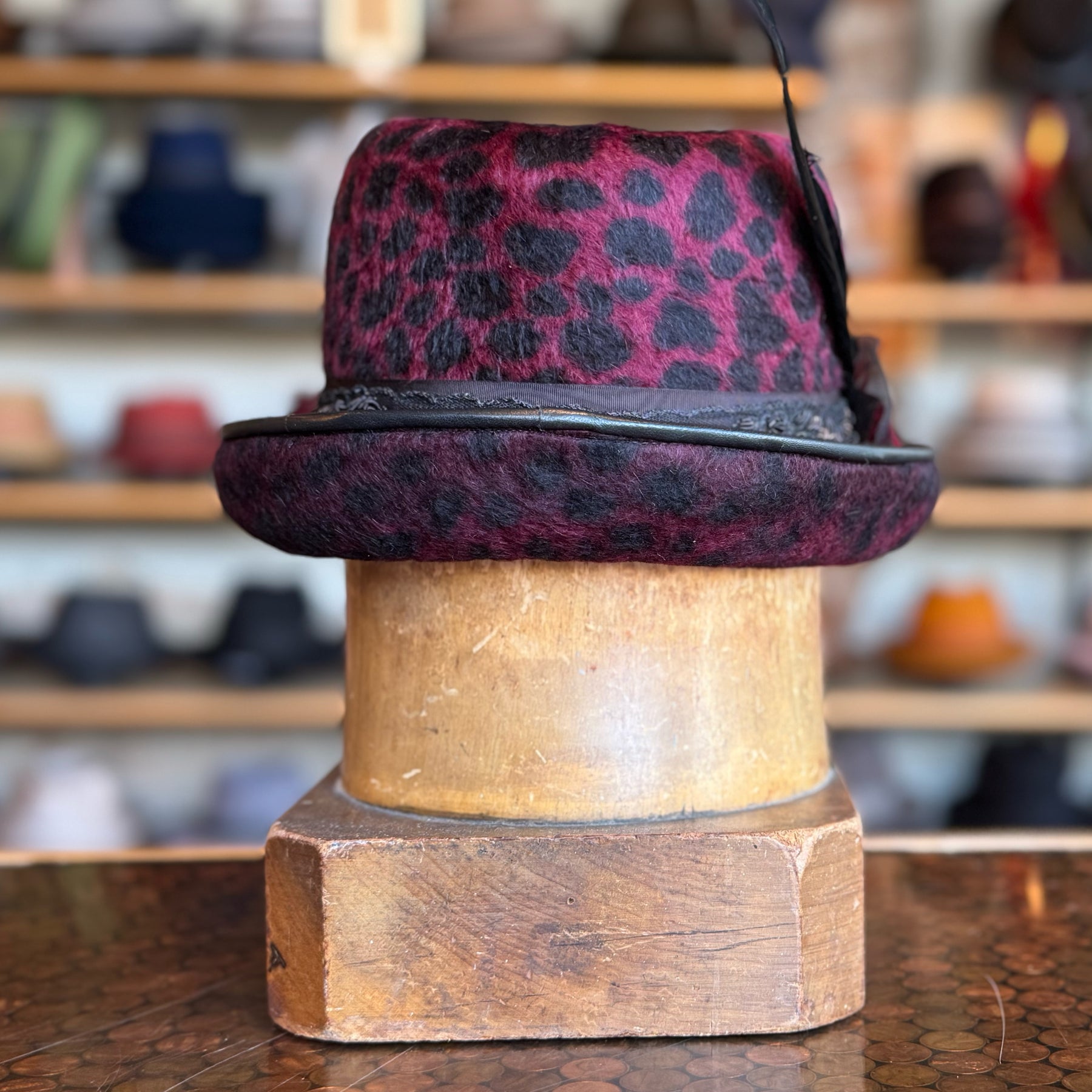 Boozy Leopard Dandy Fedora