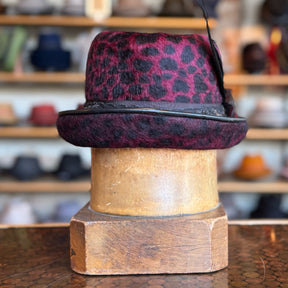 Boozy Leopard Dandy Fedora