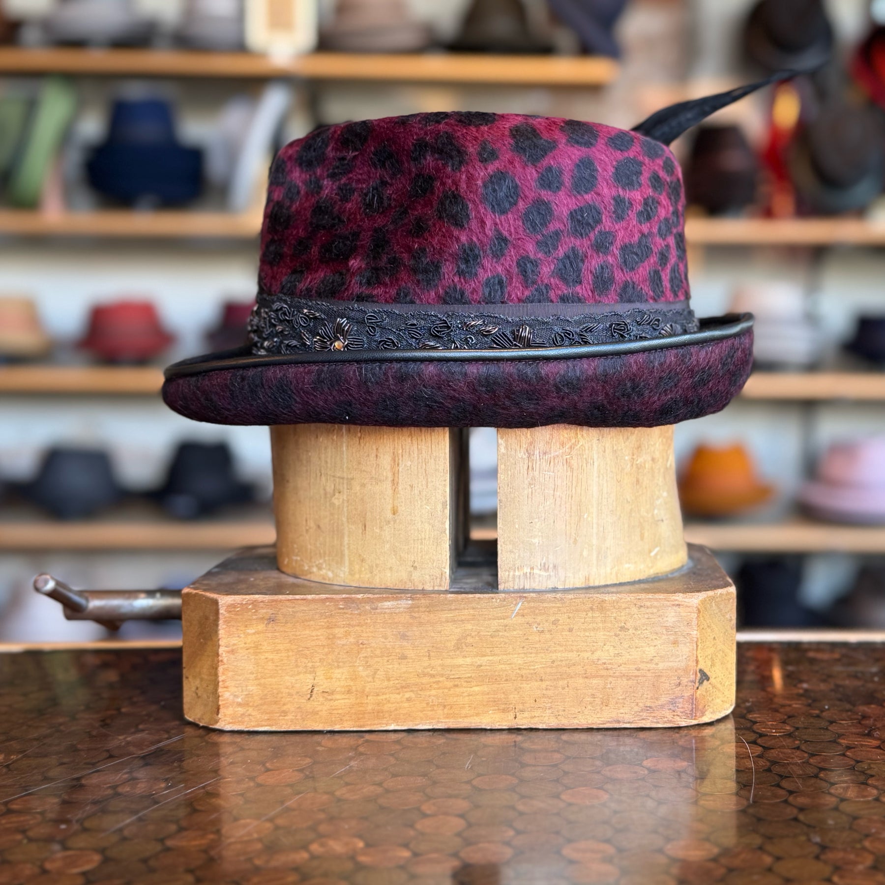 Boozy Leopard Dandy Fedora