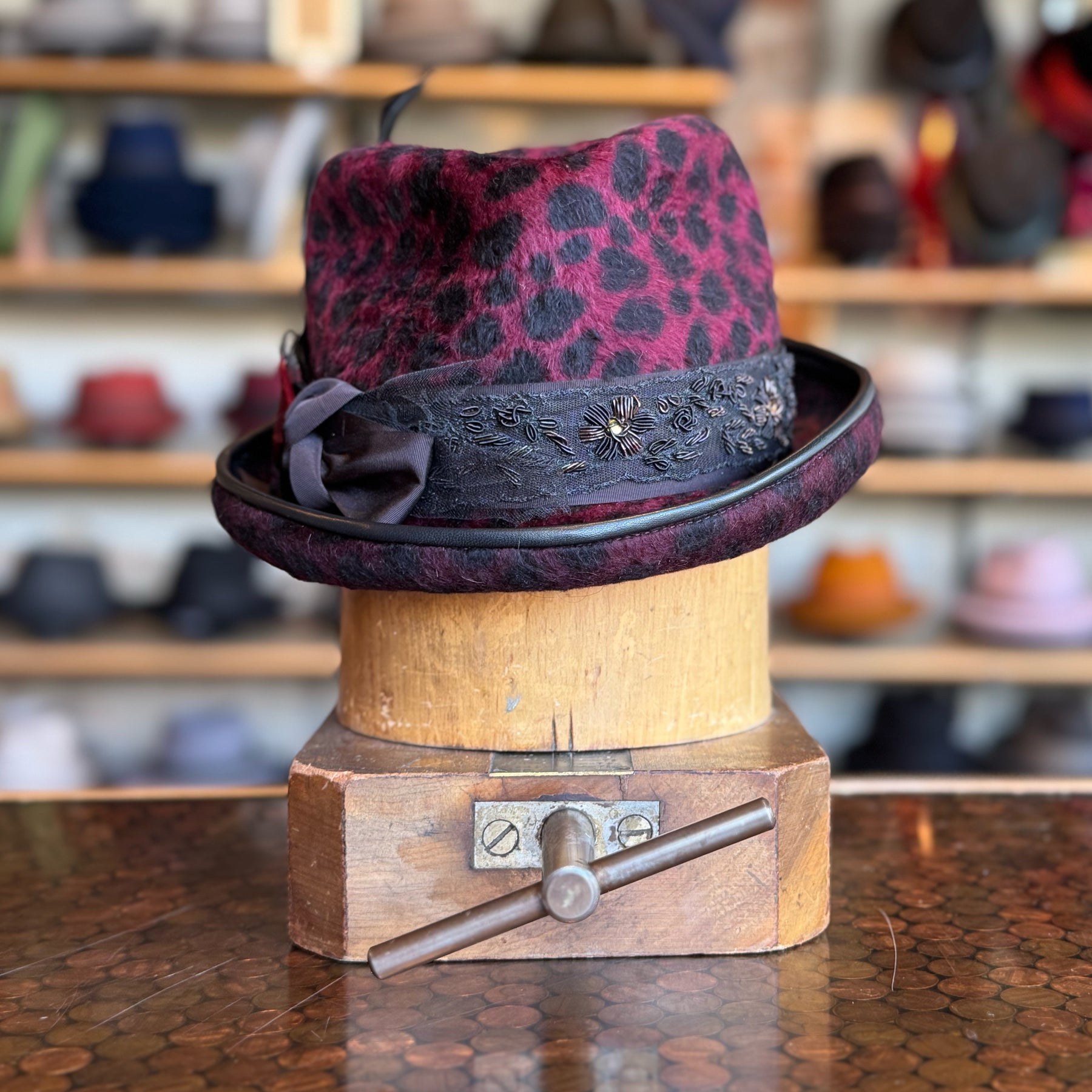 Boozy Leopard Dandy Fedora