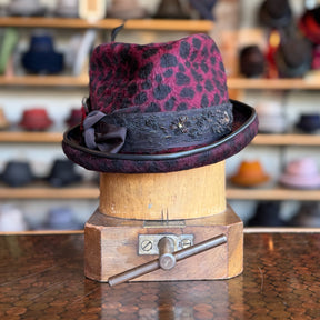 Boozy Leopard Dandy Fedora