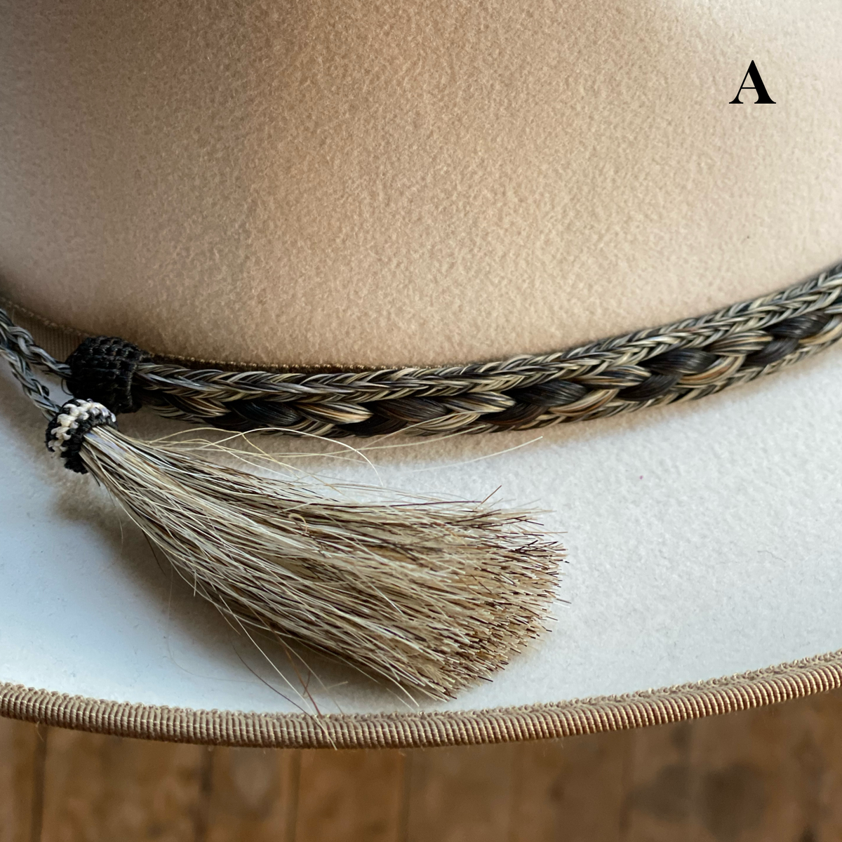 Braided Horsehair Hat Band