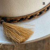 Braided Horsehair Hat Band