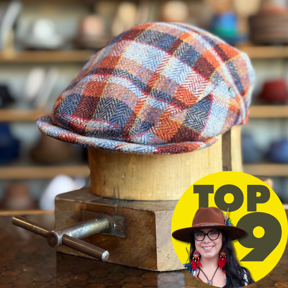 British Plaid Vintage Flat Cap
