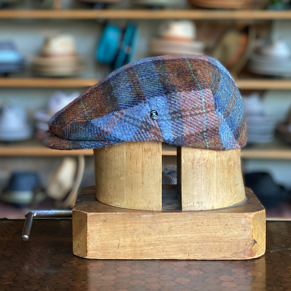 British Plaid Flat Cap