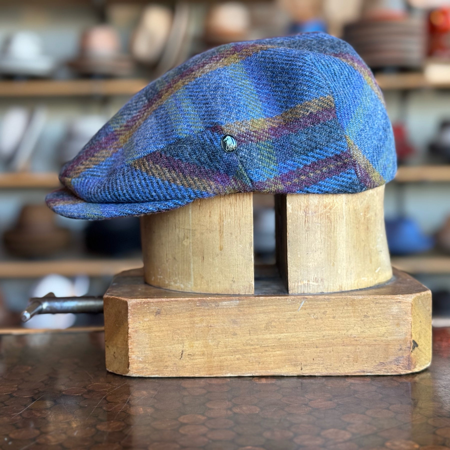 British Plaid Vintage Flat Cap