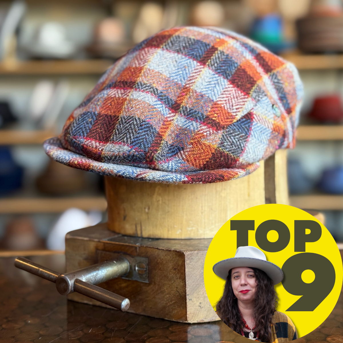 British Plaid Vintage Flat Cap