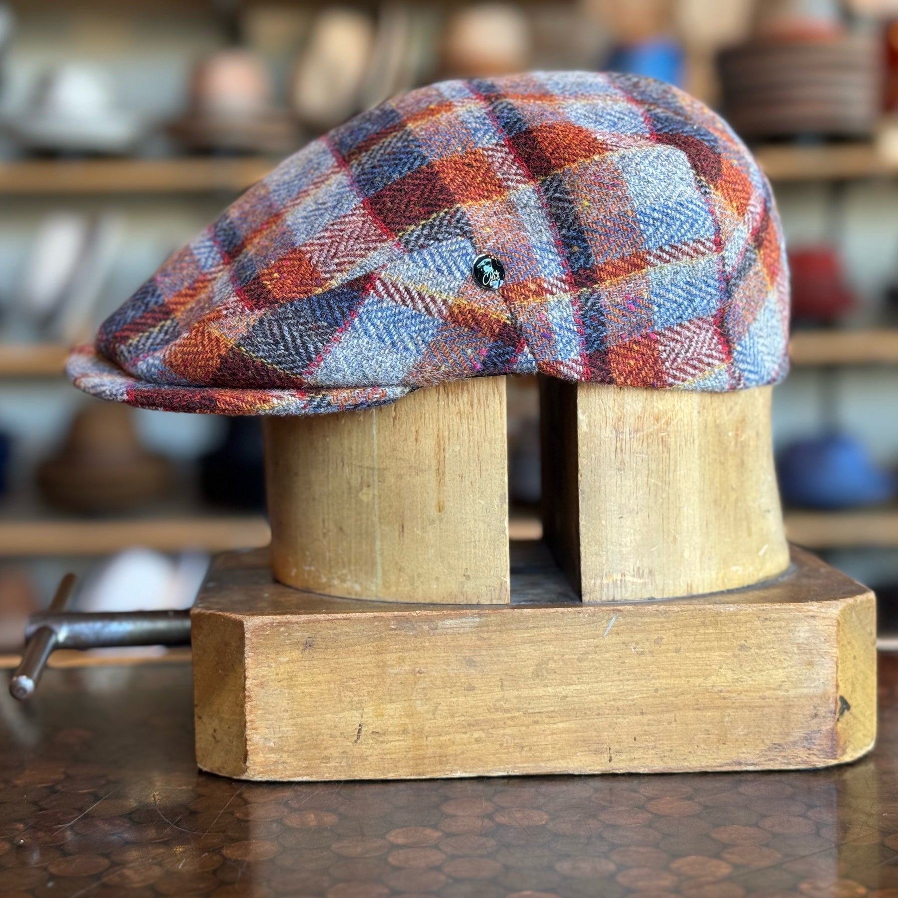 British Plaid Vintage Flat Cap