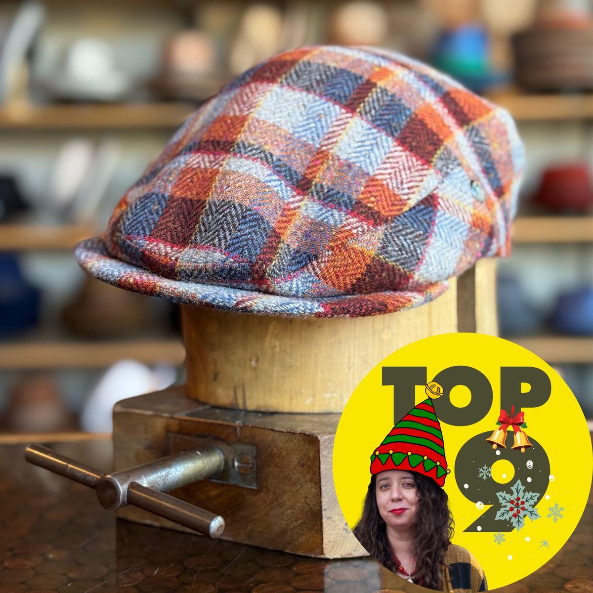 British Plaid Vintage Flat Cap