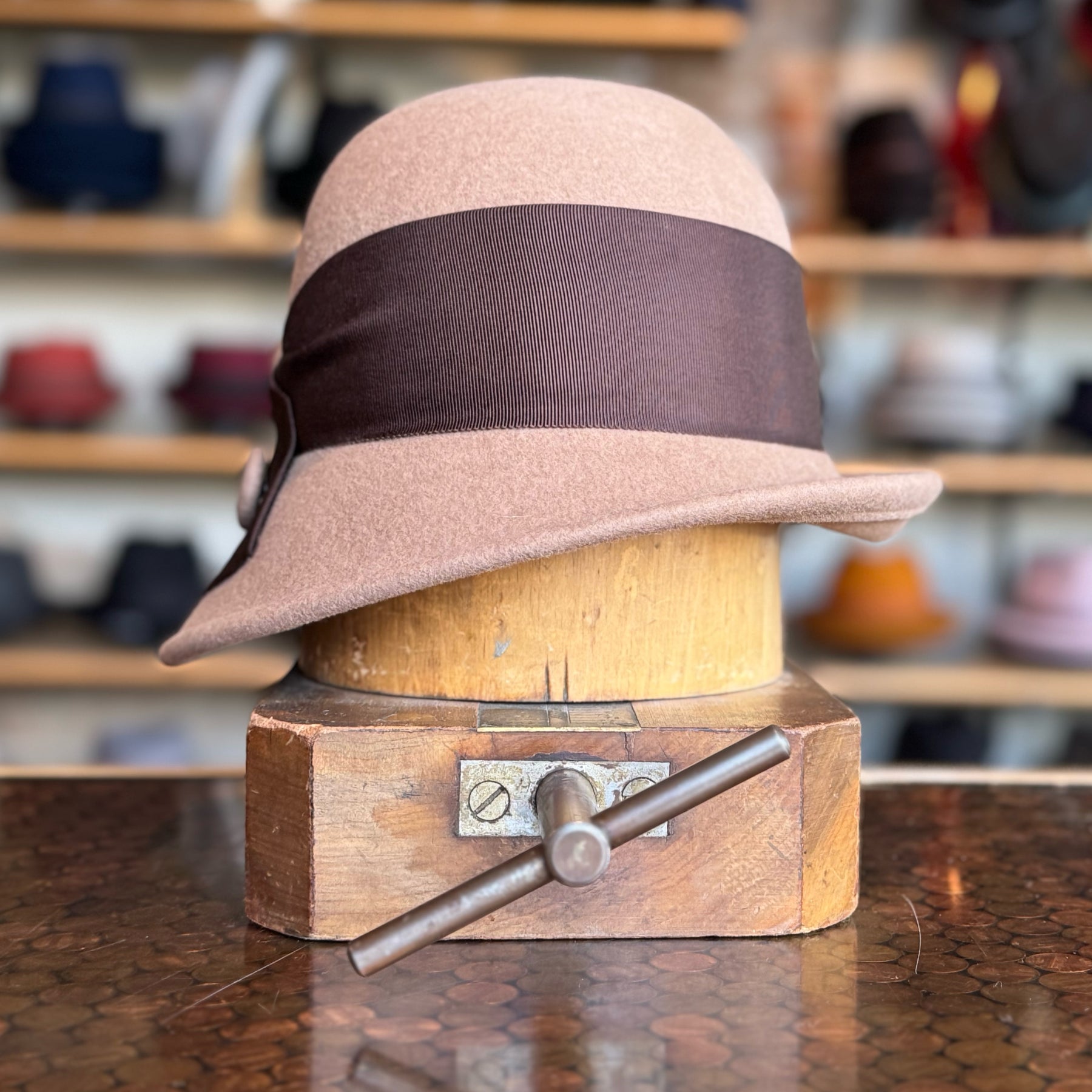 Button Sidewinder Cloche