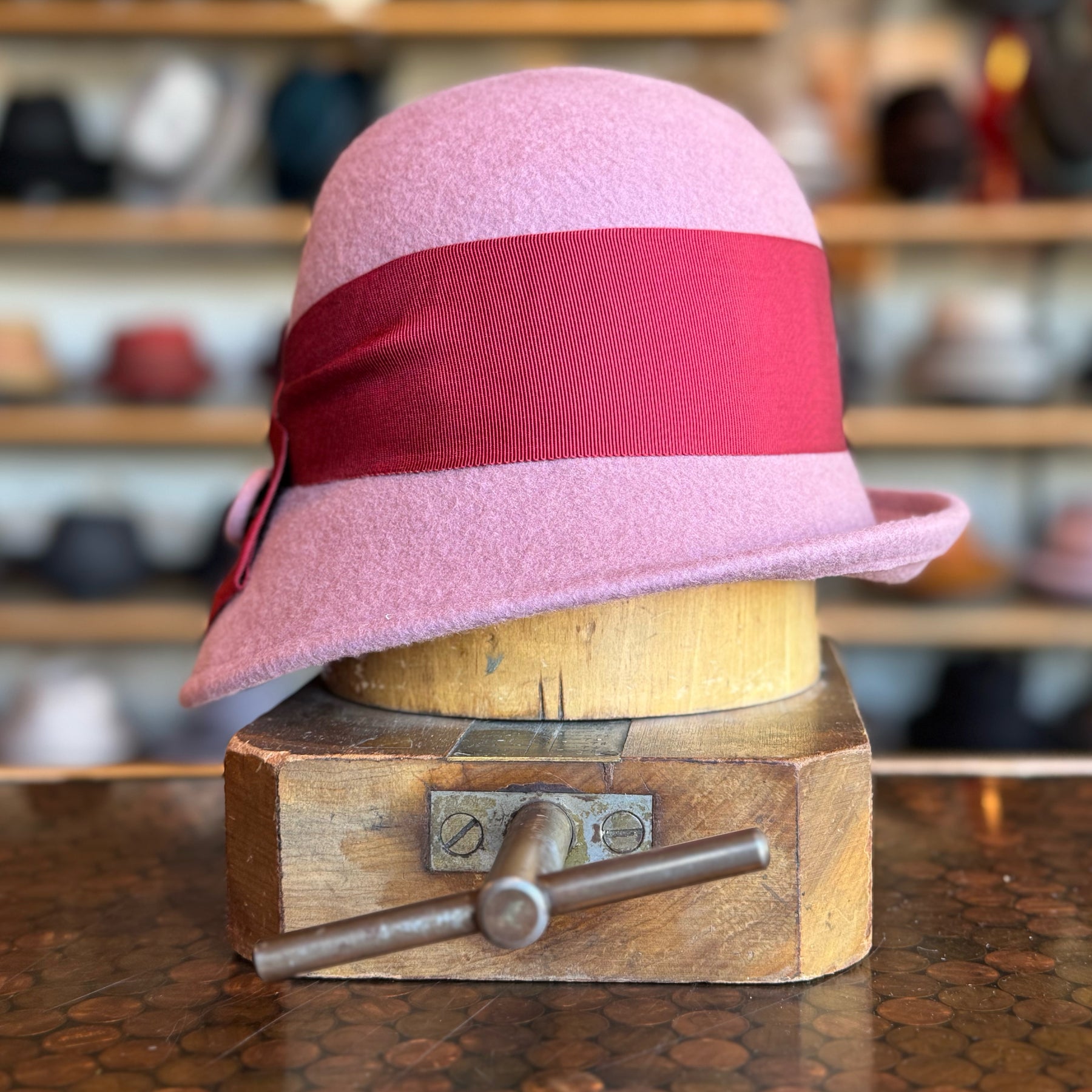 Button Sidewinder Cloche