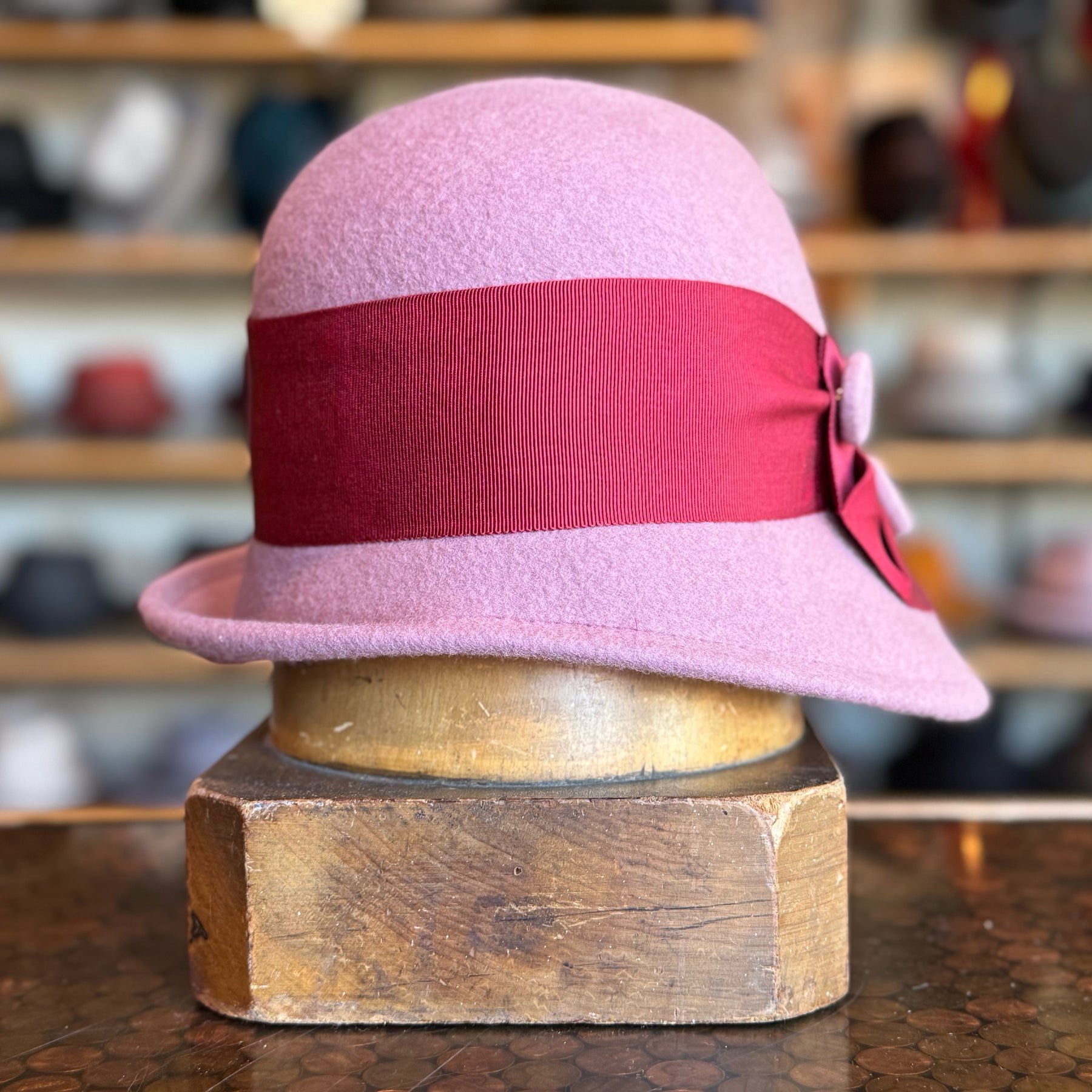 Button Sidewinder Cloche